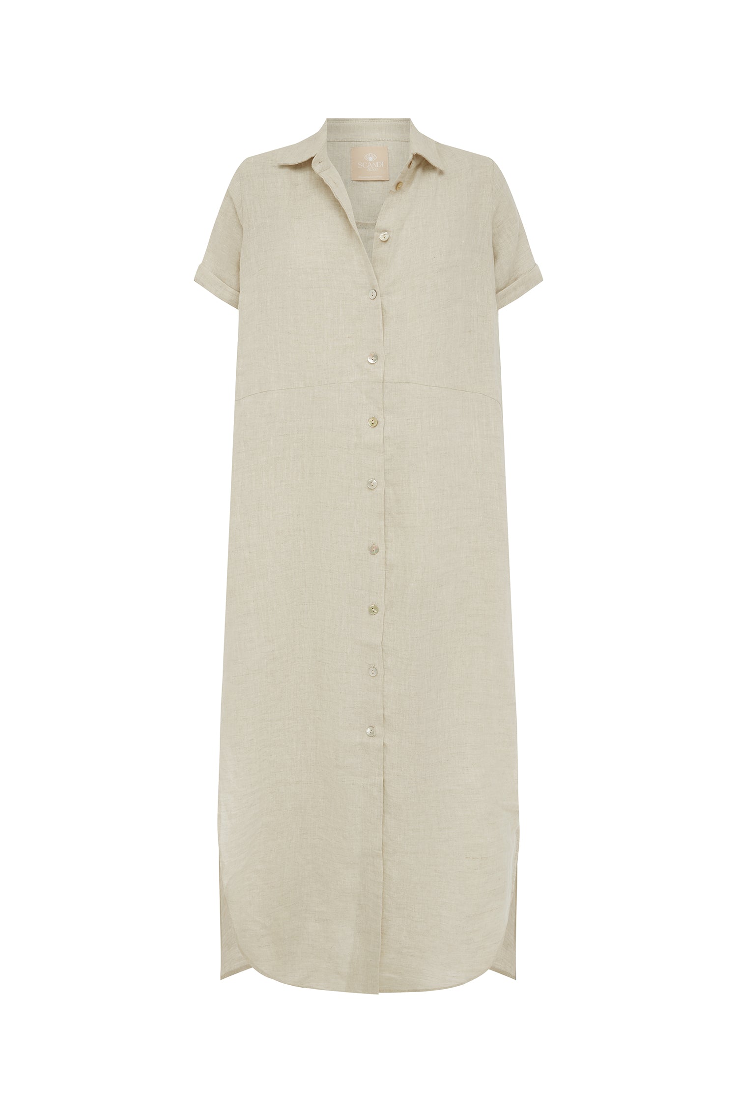 Scandi & Co Kia Shirtdress in Beige