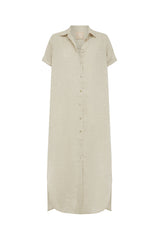 Scandi & Co Kia Shirtdress in Beige