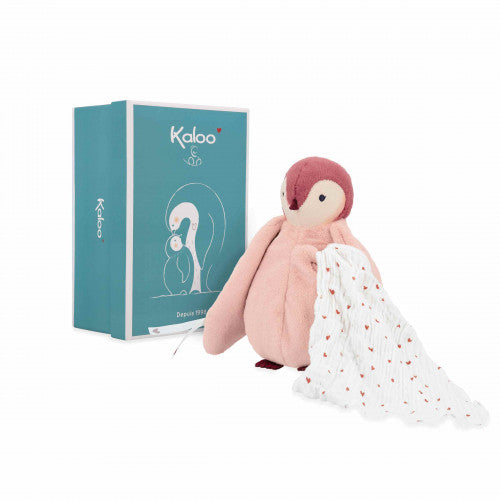 Kaloo Kissing Plush Penguin Pink