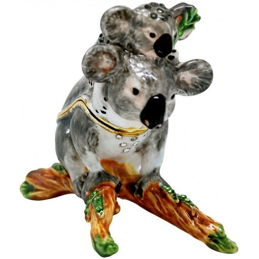 Koala Family Trinket Box