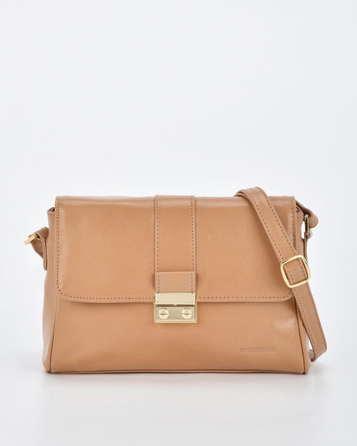 Kotara Vegetable-Tanned Leather Crossbody Bag – Camel