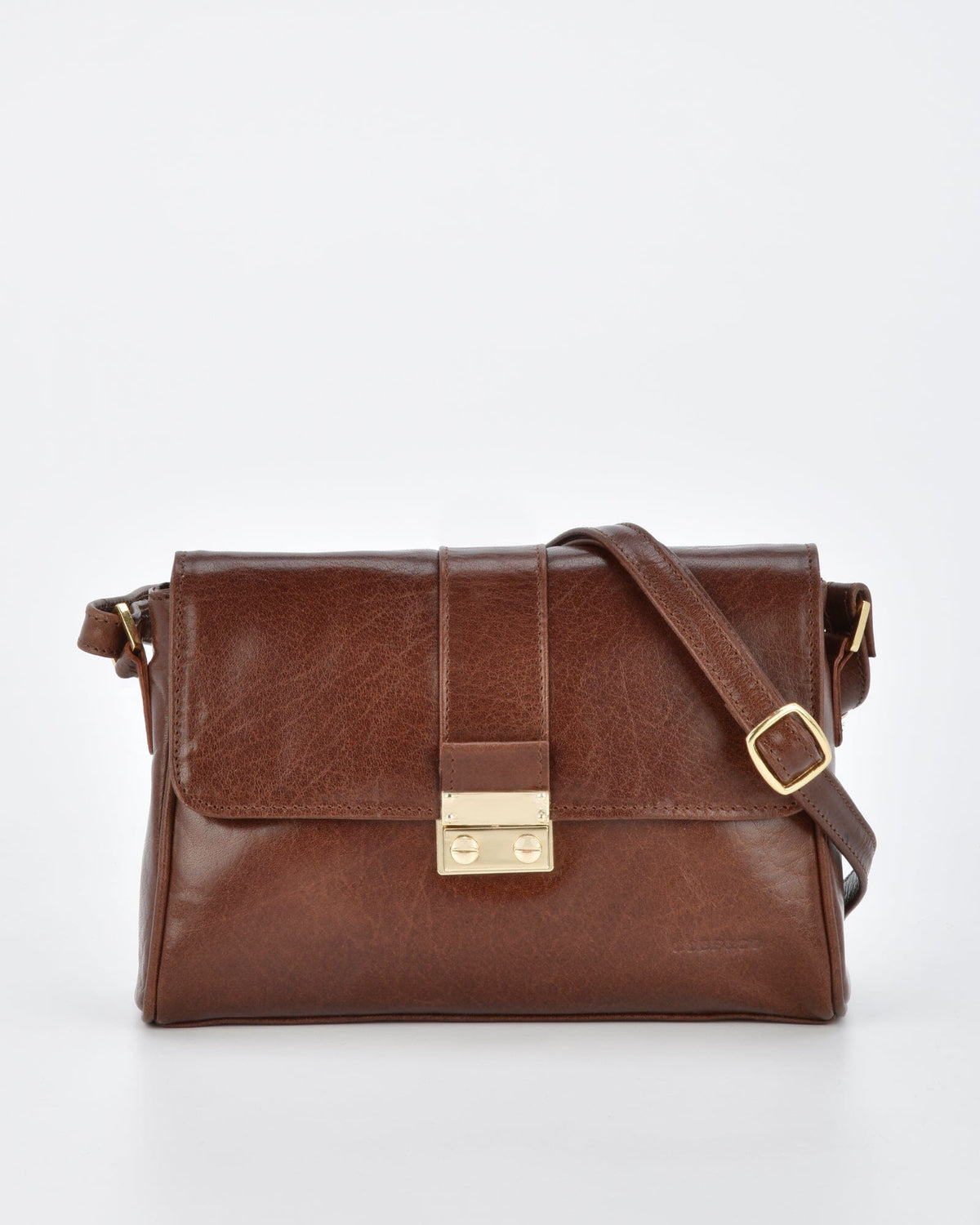 Kotara Vegetable-Tanned Leather Crossbody Bag – Cognac