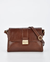 Kotara Vegetable-Tanned Leather Crossbody Bag – Cognac