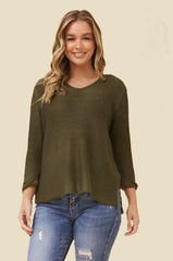 Lightweight Knit Sweater Top