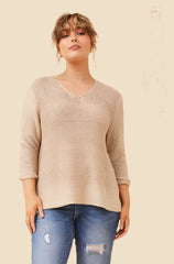 Lightweight Knit Sweater Top