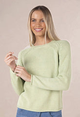 Humidity Lifestyle Haven Jumper - Lime Splice