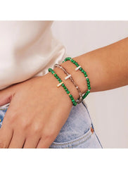 Life Charms Healing Stones - Malachite Bracelet