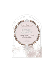 Life Charms Healing Stones - Smokey Quartz Bracelet