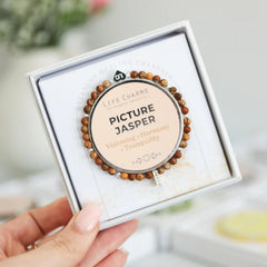 Life Charms Healing Stones - Picture Jasper Bracelet