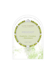 Life Charms Healing Stones - Peridot Bracelet