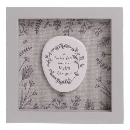 Moments Square Framed Plaque - A Lucky Few