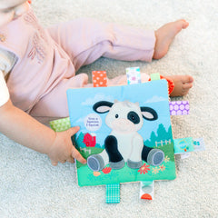 Taggies Buttercup Cow Crinkle Me Soother & Activity Toy