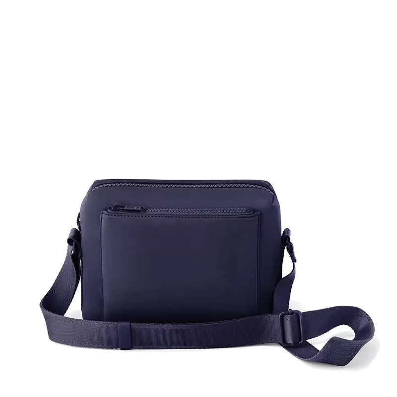 Neoprene Hazel Rectangle Shoulder Bag – Navy