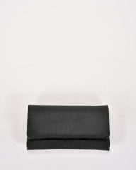 Nina RFID Tri-Fold Leather Wallet – Indigo