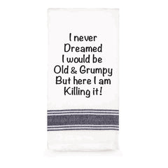 Good Old Days Man Tea Towel