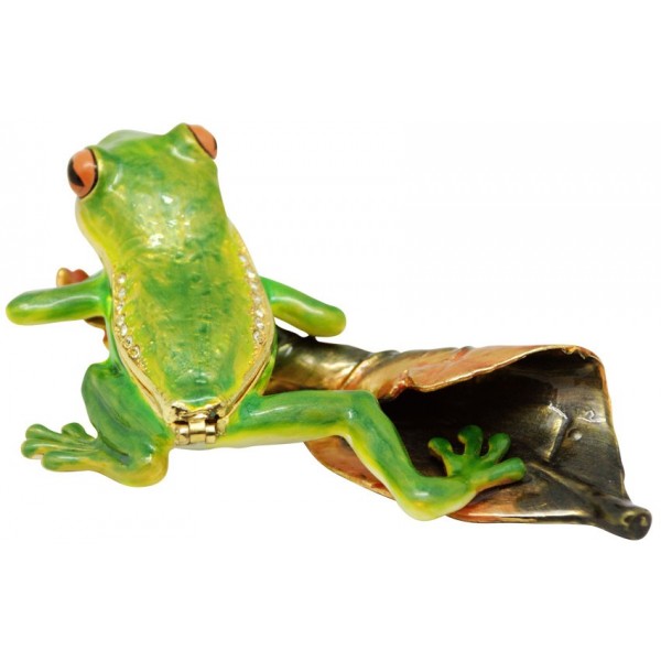 Red Eye Tree Frog Trinket Box