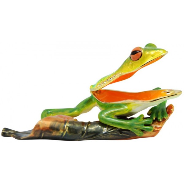 Red Eye Tree Frog Trinket Box