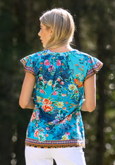 Cienna Lotus Garden Blouse