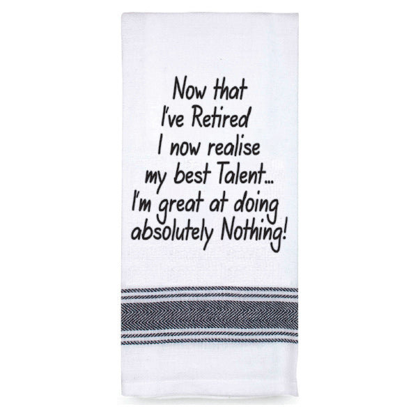 Good Old Days Man Tea Towel