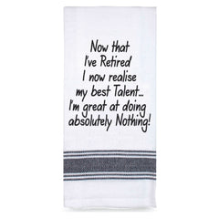 Good Old Days Man Tea Towel