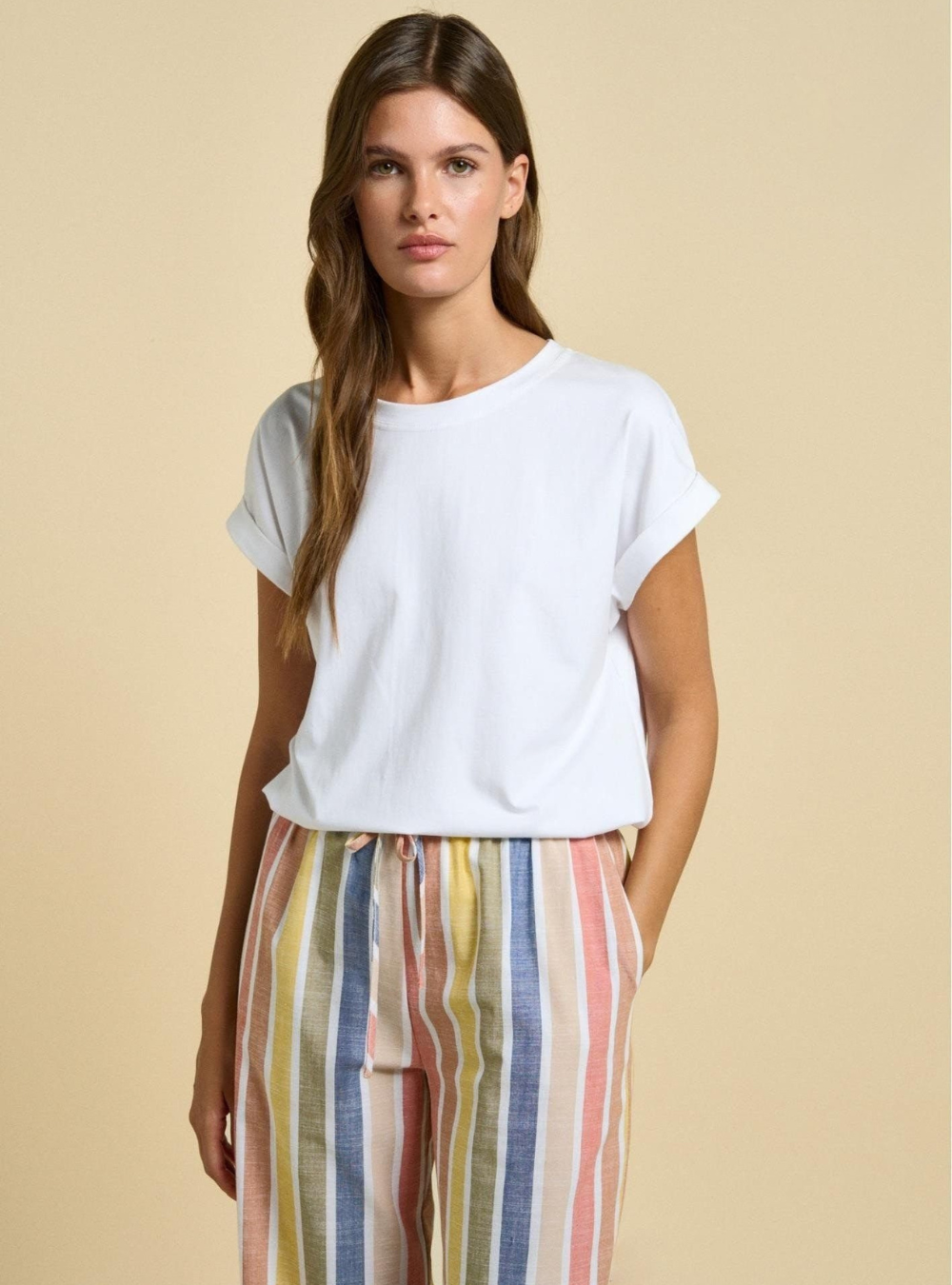 Little Lies Rhodes Tee – White