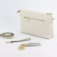 Ruby Crossbody Clutch Ivory