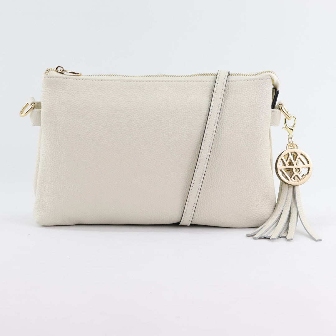Ruby Crossbody Clutch Ivory