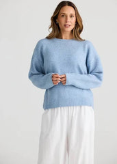 Overboard Knit Jumper – Relaxed Fit Crew Neck Sweater