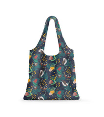 Reusable Shopping Bag – Floral Kookaburra Eco Tote