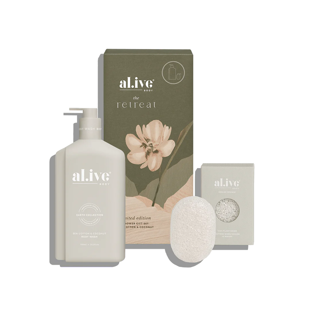 Sea Cotton & Coconut Shower Gift Set