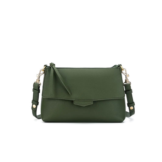 Black Caviar Alessia Crossbody Bag Dark Olive