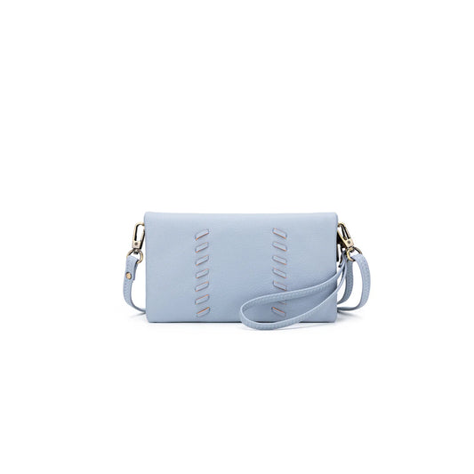 Sky Wallet: Crossbody Phone Purse - Blue