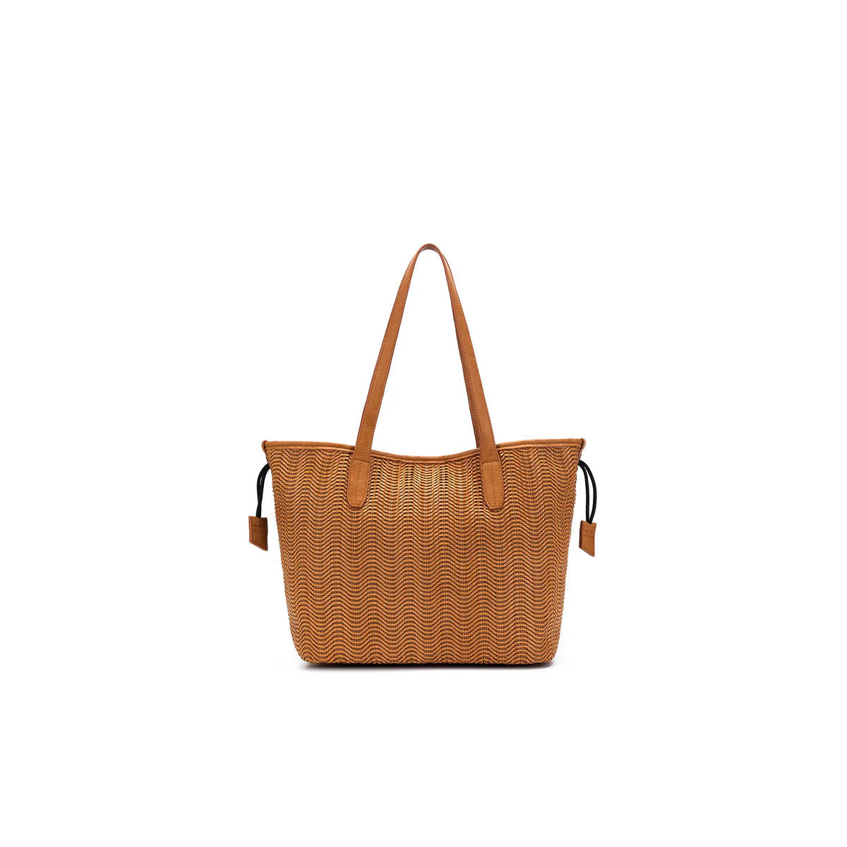 2 Piece Handbag Set - Tan