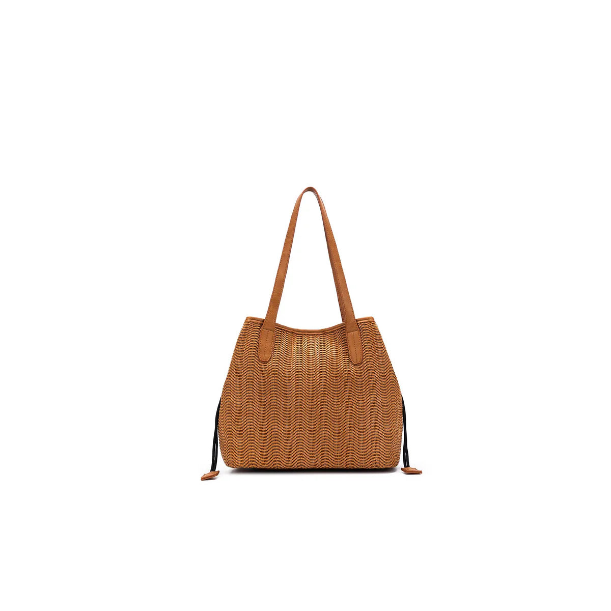 2 Piece Handbag Set - Tan