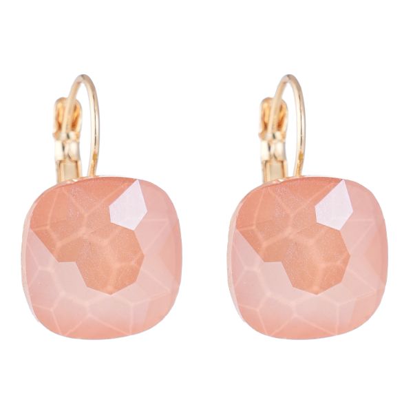 Square Earrings - Pink