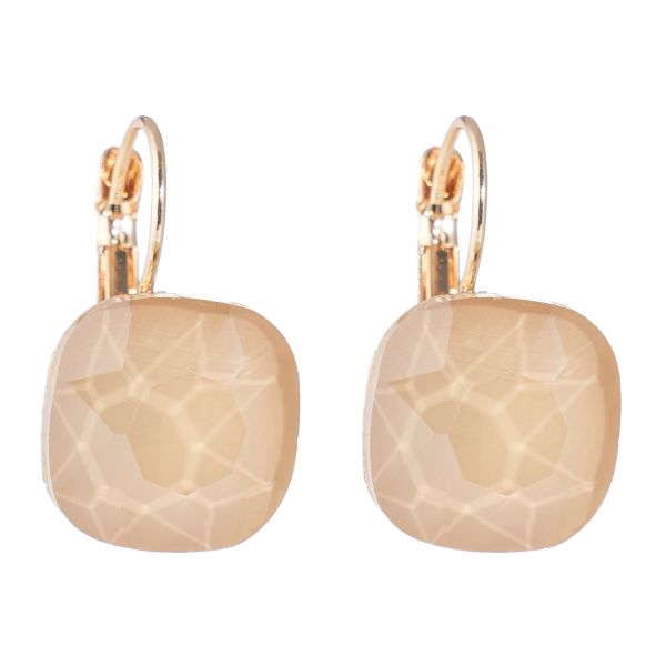 Square Earrings -  Smoke