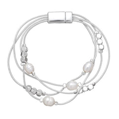 Multistrand Pearl-Beaded Bracelet