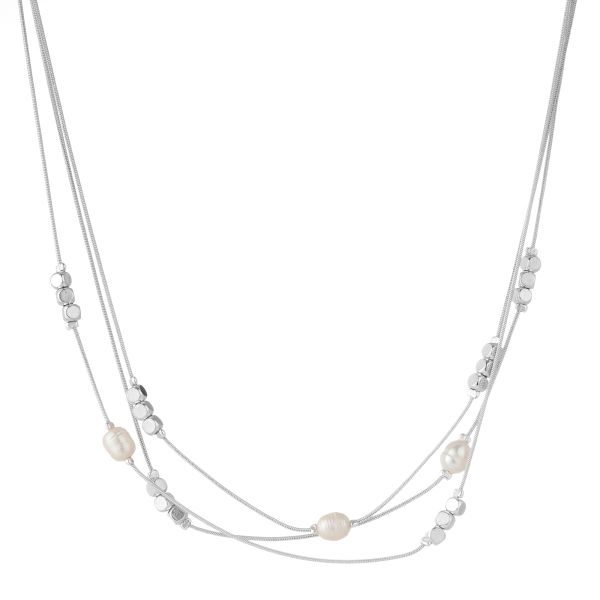 Multistrand Pearl-Beaded Necklace