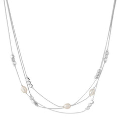 Multistrand Pearl-Beaded Necklace