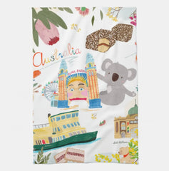 Kitchen Tea Towel – Australiana