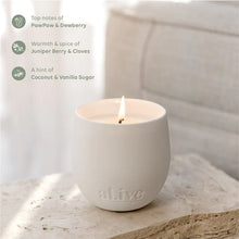 Load image into Gallery viewer, Alive Candle Sweet Dewberry &amp; Clove
