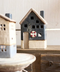 Saint Malo Tea Light House with Buoy – Large