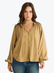Talisman Twilla Top - Camel