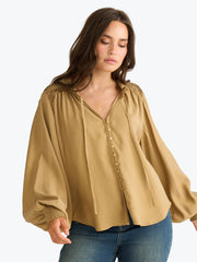 Talisman Twilla Top - Camel