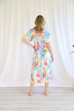 Load image into Gallery viewer, Salty Bright Floral Abstract Dress