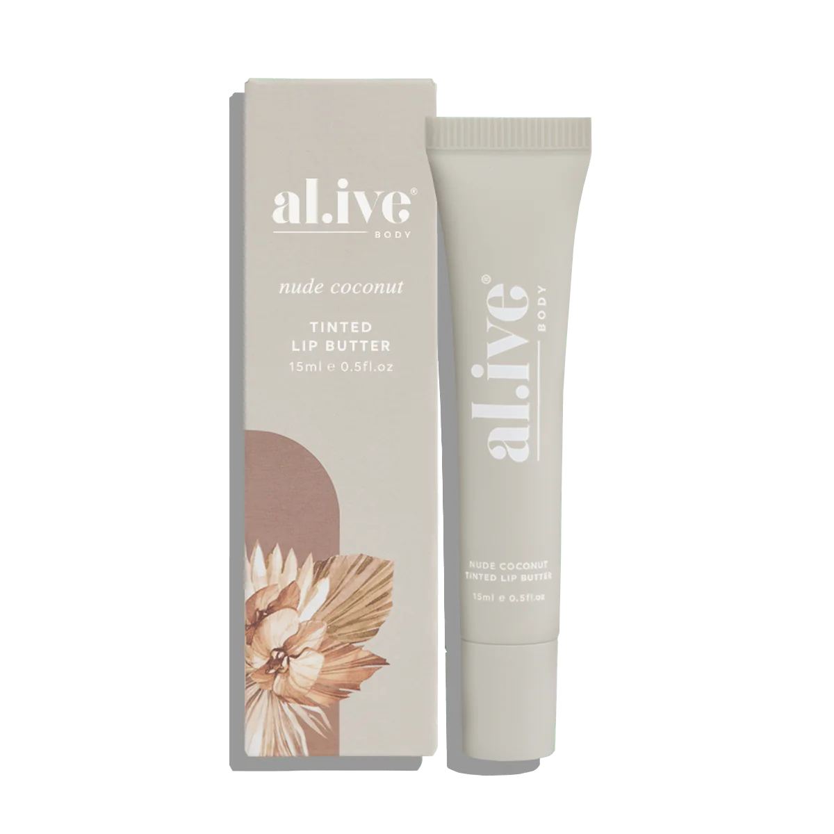 Alive Tinted Lip Butter - Nude Coconut