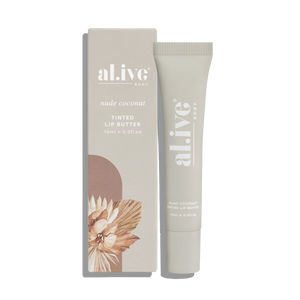 Alive Tinted Lip Butter - Nude Coconut