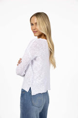 Humidity Lifestyle Sofia Sweater - White