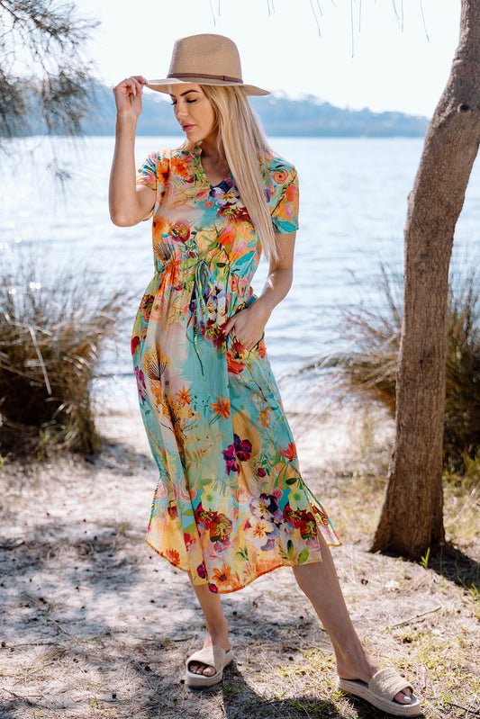 Desert Bloom Maxi Dress