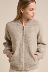 Little Lies Bomber Jacket - Natural